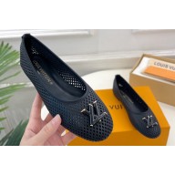Louis Vuitton Shake Flat Ballerinas Perforated calf leather Black 2024
