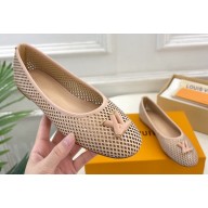 Louis Vuitton Shake Flat Ballerinas Perforated calf leather Nude 2024