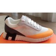 Hermes Bouncing Women/Men sneakers in satin knit and suede goatskin 05 2024