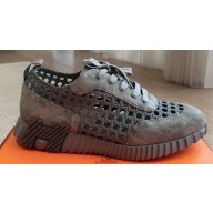 Hermes Bouncing Women/Men sneakers in printed braided silk 03 2024
