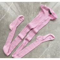 Miu Miu Ribbed knit Cotton tights MCZ480 02 2024