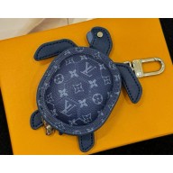 Louis Vuitton LV Turtle Pouch Bag Charm M02047 Sapphire 2024