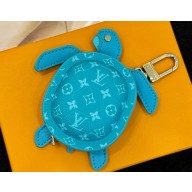 Louis Vuitton LV Turtle Pouch Bag Charm M02049 Turquoise 2024