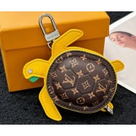 Louis Vuitton LV Turtle Pouch Bag Charm M01471 Yellow 2024