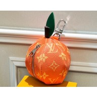 Louis Vuitton Orange Pouch Bag Charm M81245 Monogram coated canvas 2024