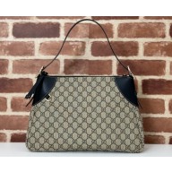 Gucci Shoulder bag 815217 Beige GG Supreme canvas Black 2024