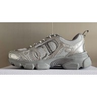 Dior Chrono Women/Men Sneakers in Mesh with Leather-Effect Panels Top Quality 03 2024