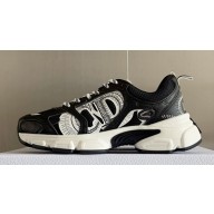 Dior Chrono Women/Men Sneakers in Mesh with Leather-Effect Panels Top Quality 04 2024
