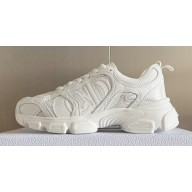 Dior Chrono Women/Men Sneakers in Mesh with Leather-Effect Panels Top Quality 06 2024