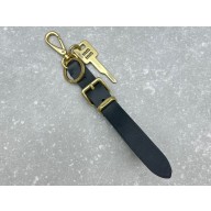 Miu Miu Leather key ring trick 5TT176 Black 2024