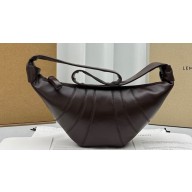 Lemaire Medium Croissant Shoulder Bag 8820 Coffee
