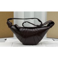 Lemaire Small Croissant Shoulder Bag 8820 Coffee