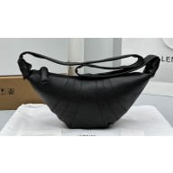 Lemaire Small Croissant grain leather Shoulder Bag 8820 Coffee