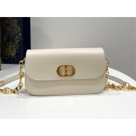 Dior 30 Montaigne Avenue Bag in Box Calfskin White 2023