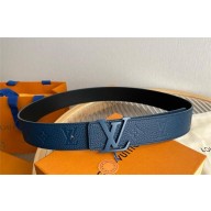 LV Taurillon 40mm Reversible Belt m8663t Navy blue 2024