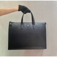 PRADA Saffiano leather tote 2VG039 BLACK 2024