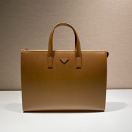 PRADA Saffiano leather tote 2VG039 caramel 2024