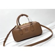 miu miu Arcadie leather bag 5bb148 caramel 2023