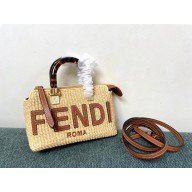 fendi By the Way mini raffia bag 2023