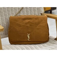 Saint Laurent Large Jamie bag in suede BROWN CARAMEL (original quality)