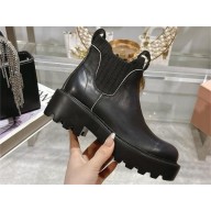 Miu Miu calf leather booties 5T296E black 2024