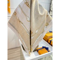 LOUIS VUITTON Denimgram confidential Square 90 beige 2025