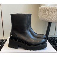Celine Triomphe Rangers zipped boots in calfskin black 1108-2024
