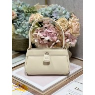 dior small key bag in Dusty Ivory Box Calfskin 2023