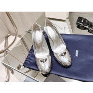 Prada Patent leather pumps silver 1I160N 2023
