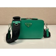 Prada Brique Saffiano leather bag 2VH173 green 2024