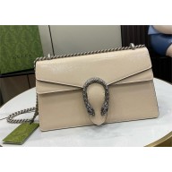 GUCCI Dionysus small shoulder bag IN white patent leather 795005 2024
