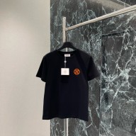 Hermes BLACK cotton T-SHIRT 2024 