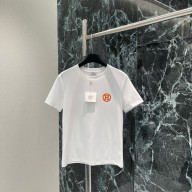 Hermes white cotton T-SHIRT 2024 