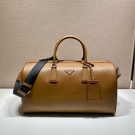 Prada Saffiano Leather Travel Bag 2VC018 caramel 2024