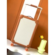 HERMES R.M.S Cabin suitcase BROWN/CANVAS 2025