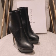 CASADEI Leather Short Boots 2021 07