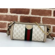 GUCCI Ophidia small shoulder bag IN Beige and white GG Supreme canvas 795194 2024