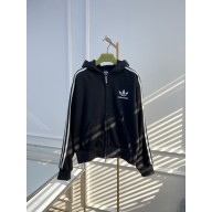 Balenciaga / Adidas Zip-up Hoodie Small Fit in Black 2023