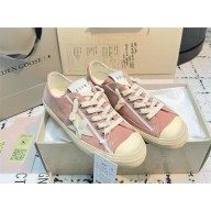 Golden Goose V-Star in pink suede with cream leather star  2024