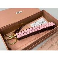 miu miu Leather trick 5TL513 Cognac/Alabaster Pink 2024