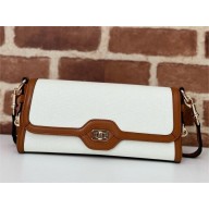 Gucci Luce SMALL shoulder bag IN WHITE canvas 786027 2024