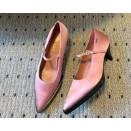 Prada pointed satin pumps pink 2025 