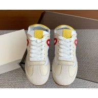 Loewe Fabric and leather Logo sneakers 03-2024