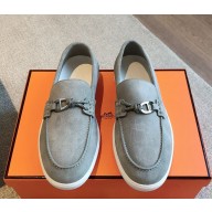 Hermes Job women/men suede leather loafers 1029-03 2024
