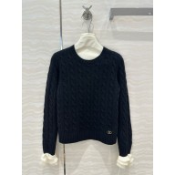 Valentino Garavani black CASHMERE SWEATER 2024