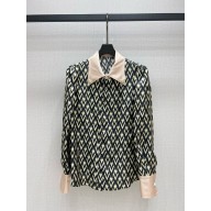 VALENTINO Toute La V silk twill shirt 2024