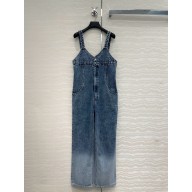 CHANEL BLUE denim jumpsuit 2025