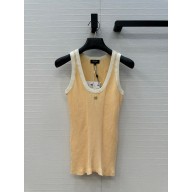CHANEL Cotton Light Orange & White P78618 2025