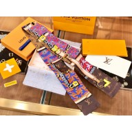 Louis Vuitton Silk Twill Monogram flowers printed Bandeau