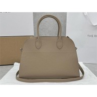 THE ROW MARGAUX 12 BAG IN pebble grain leather chai 2024